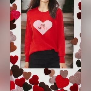 NWT Vince Camuto  Be Mine Red Sweater- Large